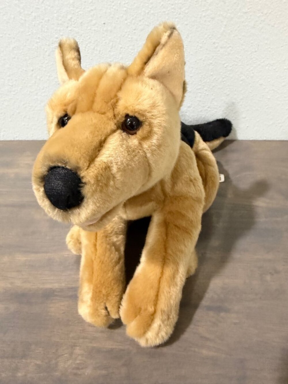 Vintage Toys R Us Animal Alley German Shepherd Plush Dog Stuffed Animal Realisti